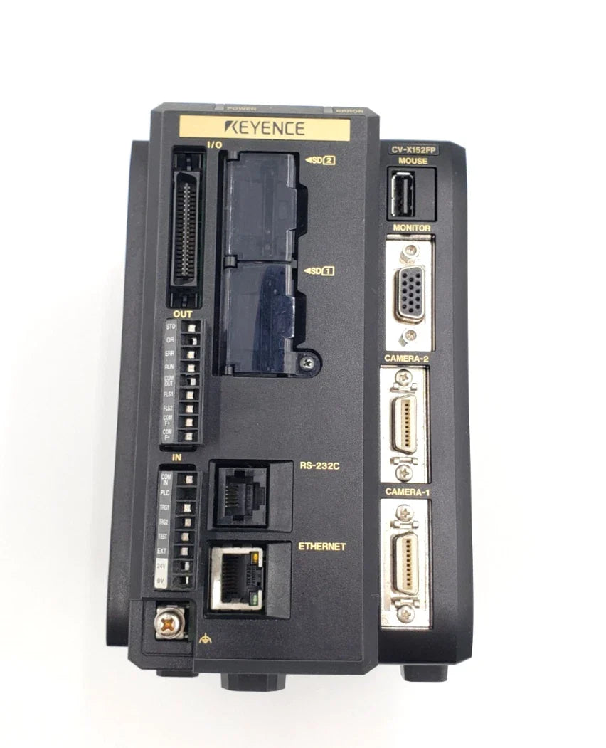 Keyence CV-X152FP Vision Controller Dual Camera Image Sensor Industrial Inspection System