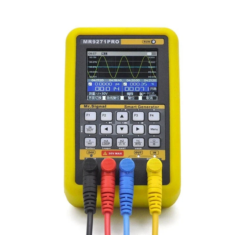 MR Instruments MR9271PRO Multifunction HART Signal Generator & Thermocouple Calibrator with Modbus EU Plug