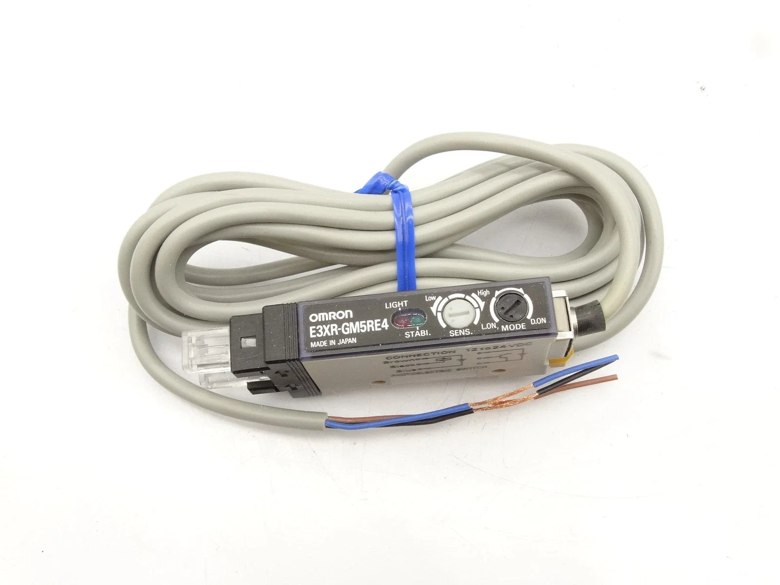 E3XR-GM5RE4 | Omron Grooved Photoelectric Mark Sensor 12–24VDC NPN