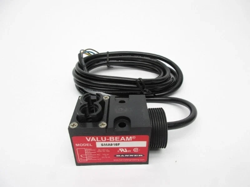 SMA915F | Banner Engineering VALU-BEAM Glass Fiber Optic Photoelectric Sensor