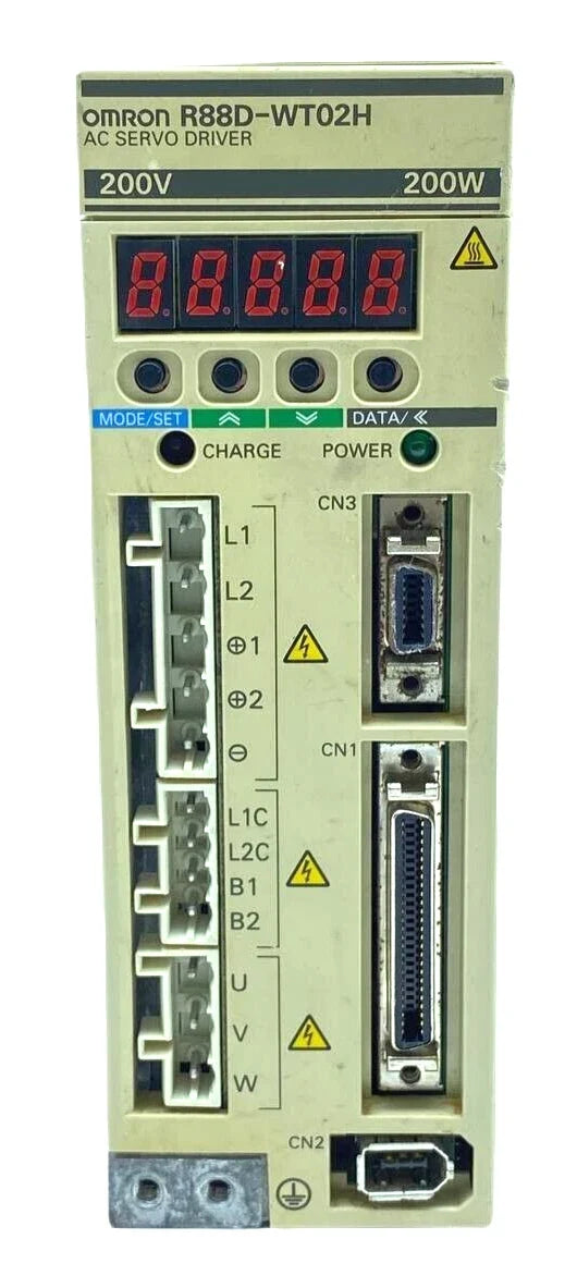 R88D-WT02H | Omron OMNUC W 200W 3-Phase Servo Drive 200–230VAC