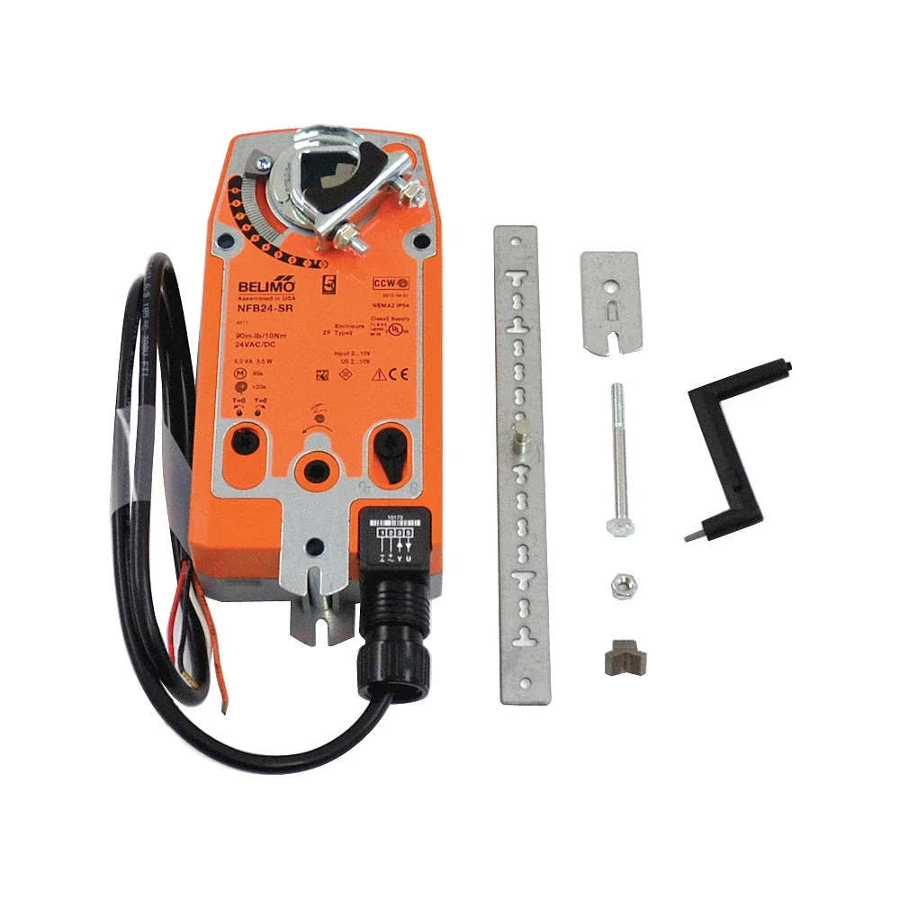 NFB24-SR | Belimo 90 In Lb Spring Return Modulating Damper Actuator 24V