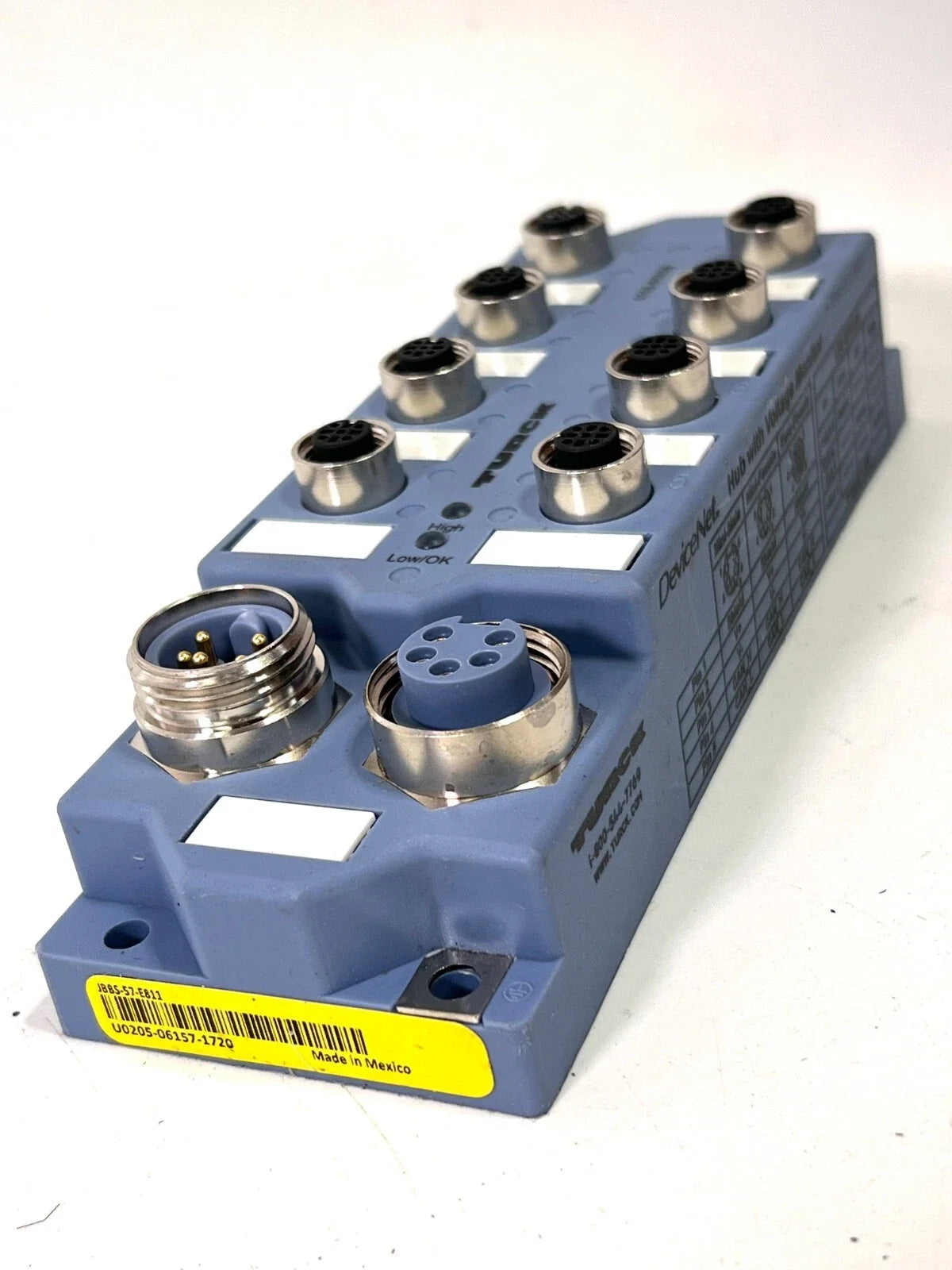 JBBS-57-E811 | Turck Industrial Sensor/Actuator Junction Box with M12 Ports