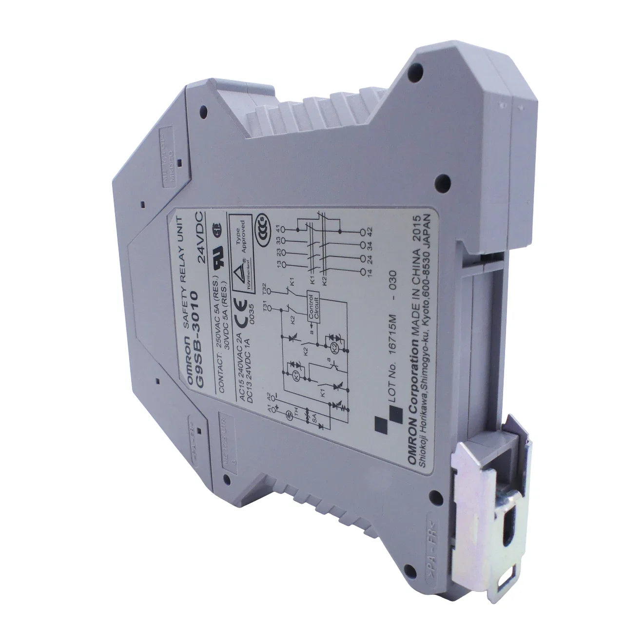 G9SB-3010 | Omron G9SB Series DIN Rail Mounted 24 VDC Safety Relay