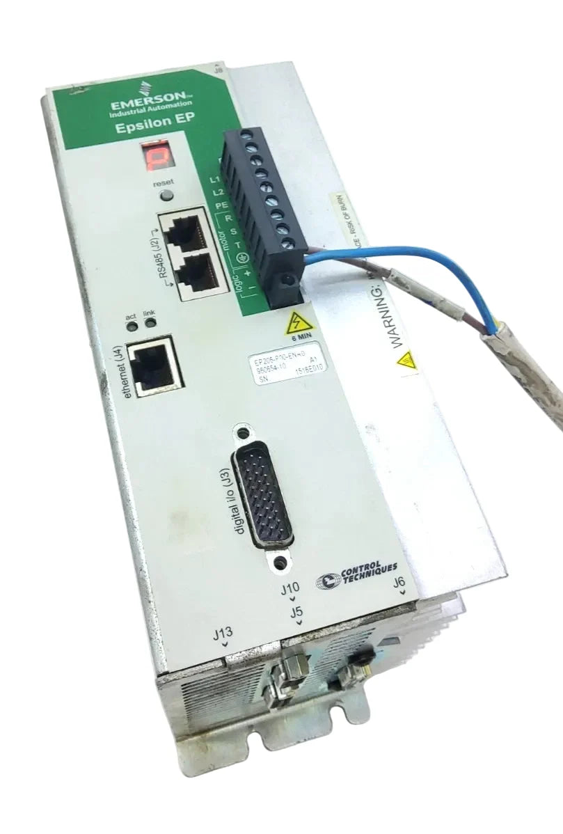 Control Techniques EP206-P00-ENR0 Programmable Servo Drive 230VAC 6.5A Continuous 13A Peak Encoder Feedback