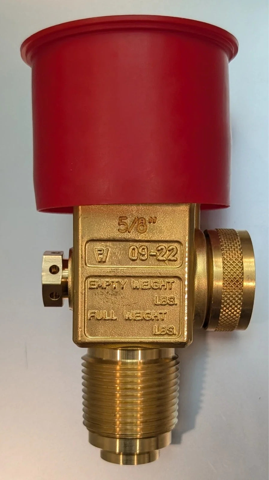YORK WK-840253-000 Type I HPCO2 Cylinder Control Valve for 75 lb and 100 lb Carbon Dioxide Fire Suppression Cylinders