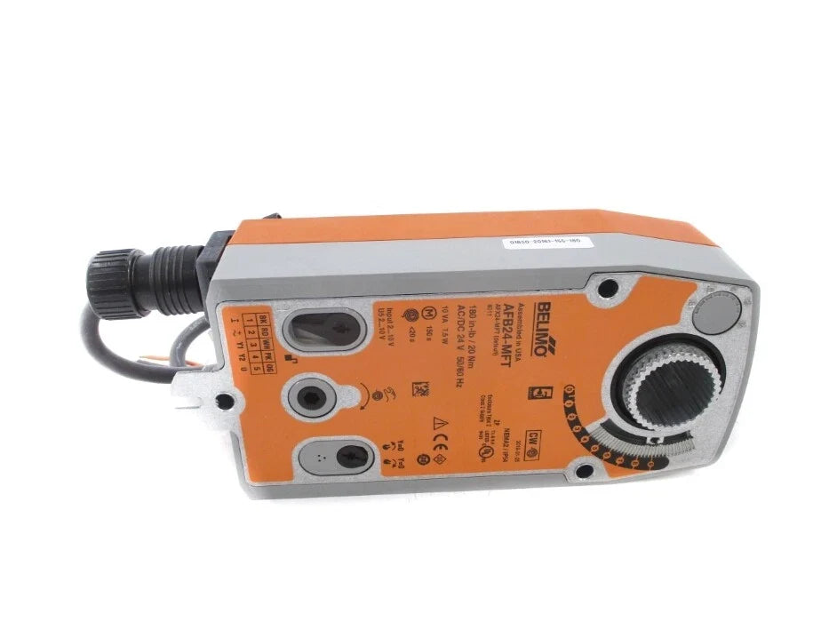 AFB24-MFT | Belimo Programmable Spring Return Damper Actuator 180 In Lb 24V