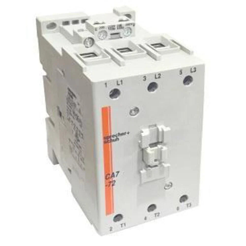 Sprecher + Schuh CA7-72-01-220W 3-Pole IEC Contactor 72A 220VAC Coil 1NC