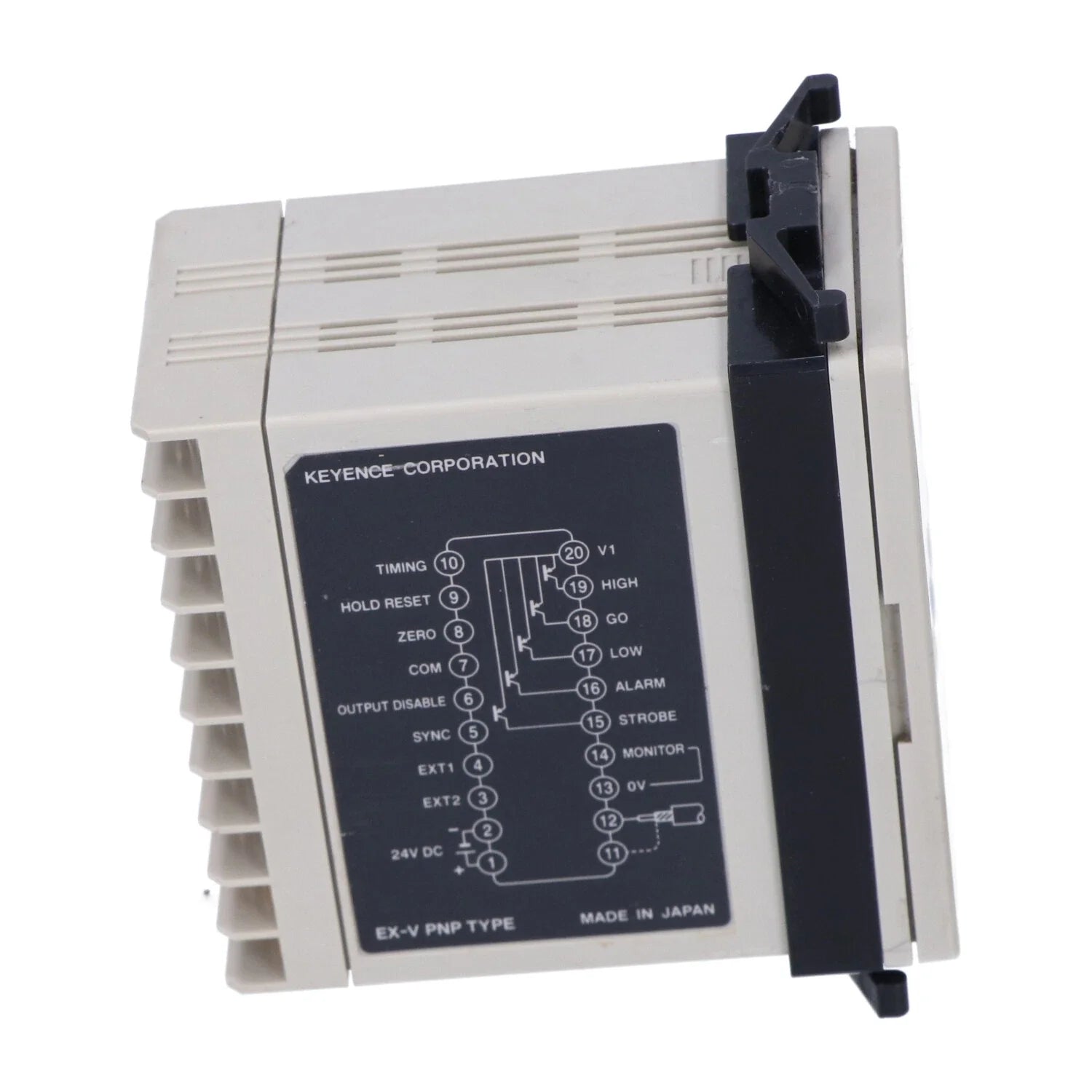 Keyence EX-V01P Amplifier Unit PNP High-Speed Displacement Sensor Controller