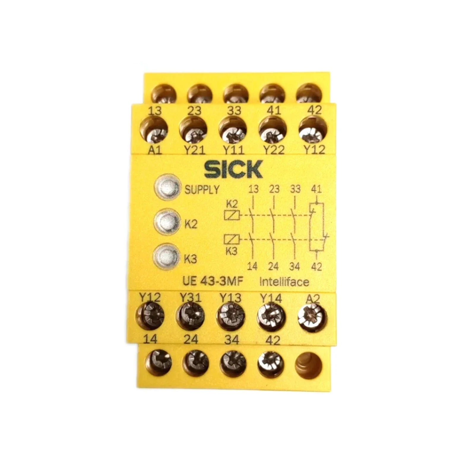 UE43-3MF2D3 | SICK Safety Relay SIL3 PL e, 3 NO Outputs, 24 VDC