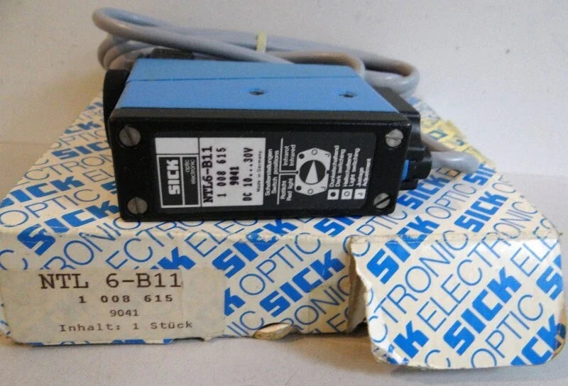 NTL6-B11 | SICK Contrast Photoelectric Sensor, PNP/NPN, 10–30 VDC