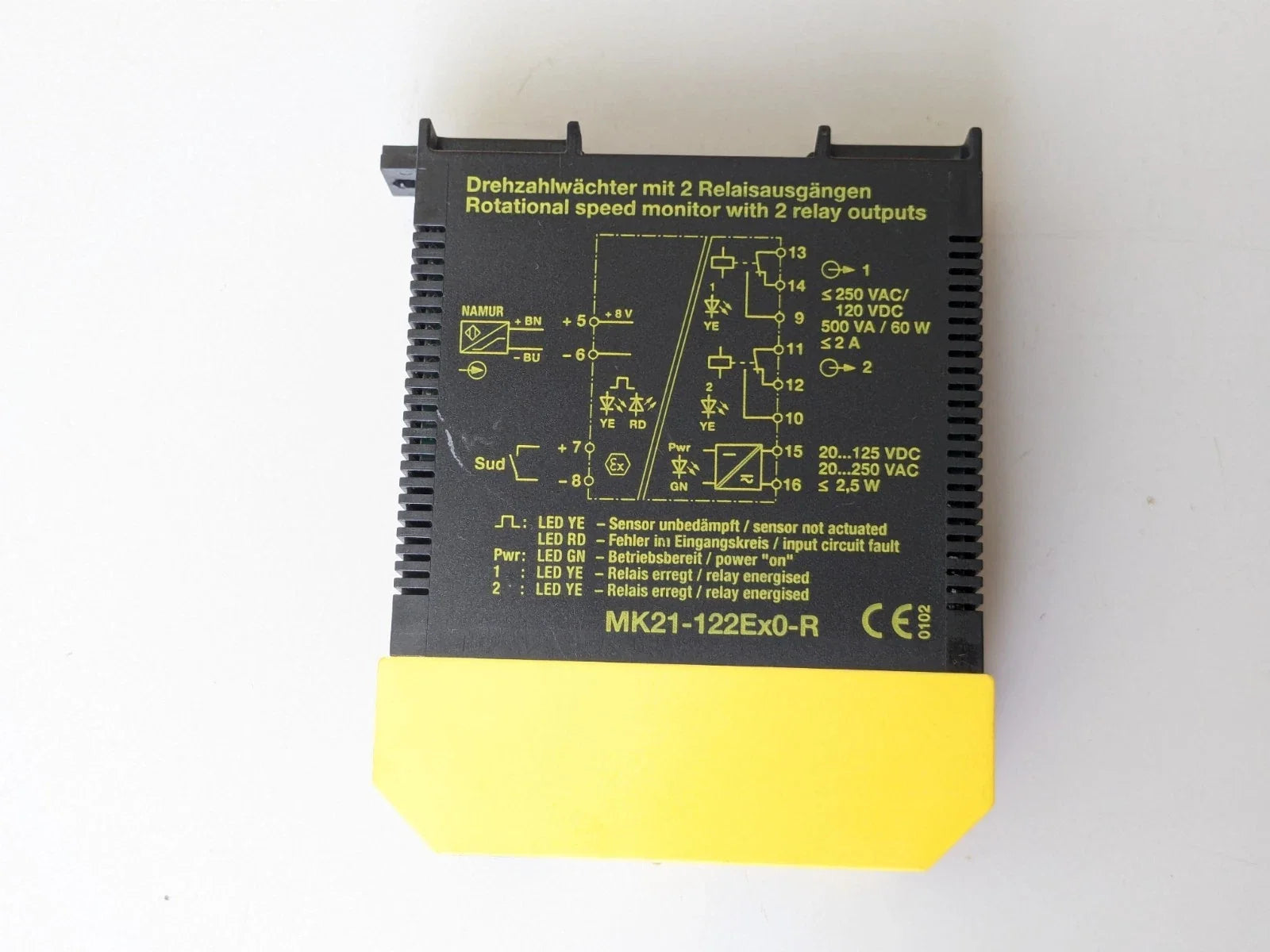 MK21-122EX0-R | Turck Rotational Speed Monitor, NAMUR, Ex ia, Dual Relay Output