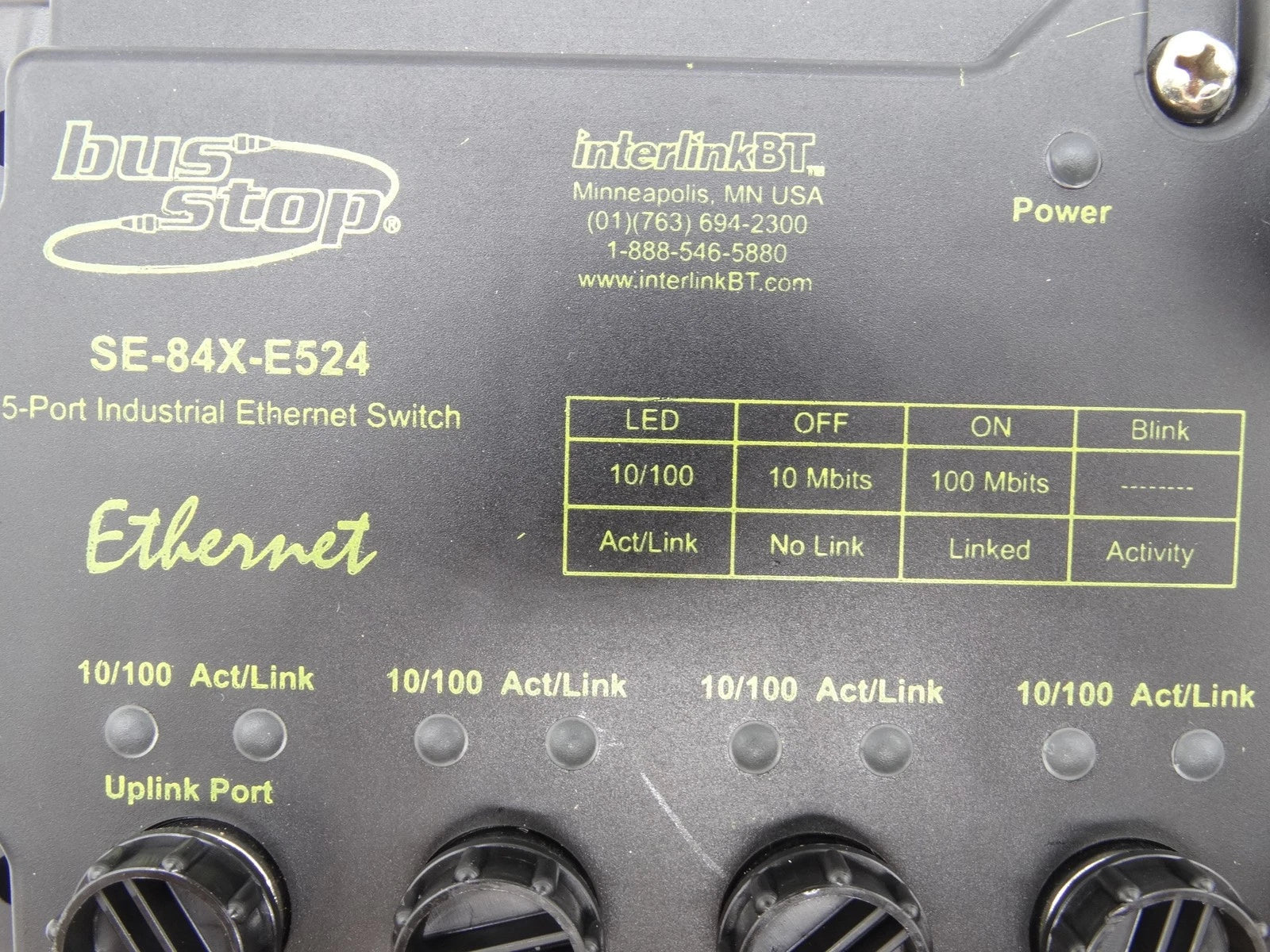 SE-84X-E524 | Turck Industrial Unmanaged Ethernet Switch