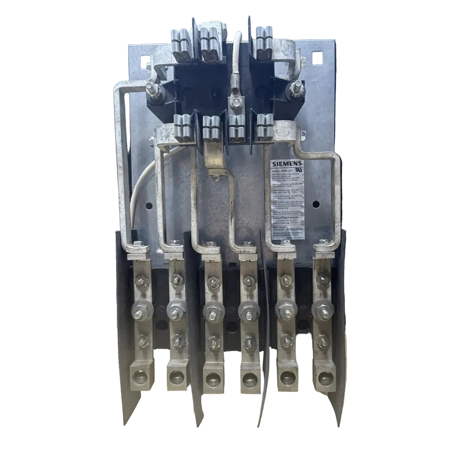 WMS-263 | Siemens 3-Phase 200A 600V Meter Socket Test Block for Electrical Metering Systems