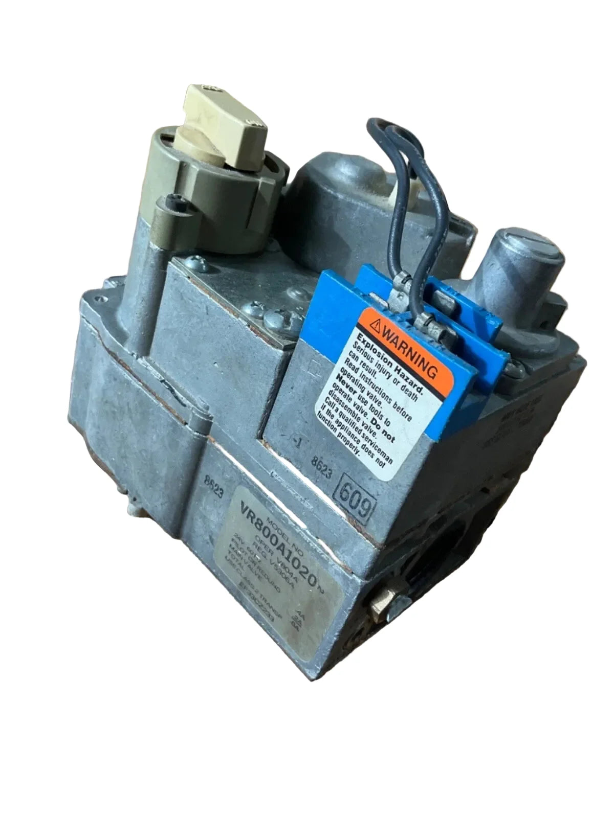 Honeywell VR800A1020 Combination Gas Control Valve for Residential Heating Systems