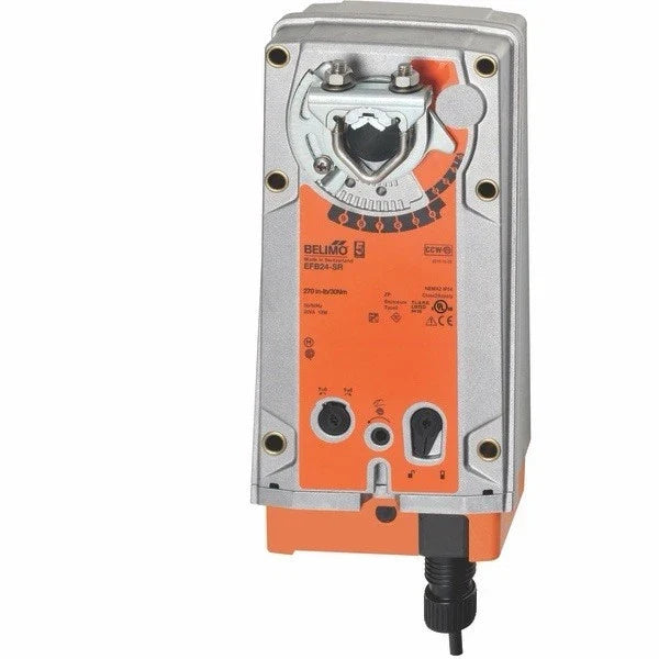 EFB24-SR | Belimo Modulating Spring Return Damper Actuator 270 In Lb 24V