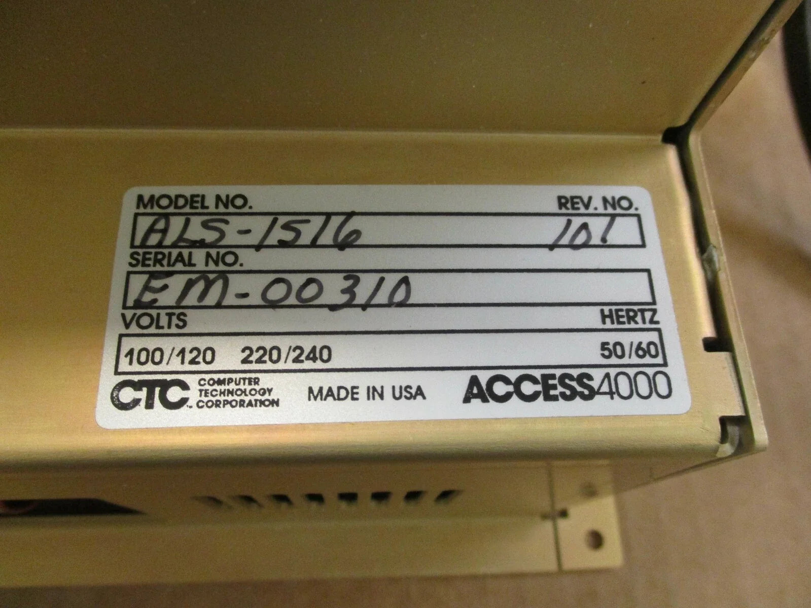 ALS-1516 | Parker Access 4000 Operator Interface Display 16-Port Industrial HMI