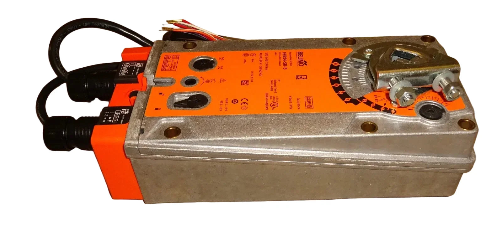 EFB24-SR-S | Belimo Spring Return Damper Actuator 270 In Lb 24V With Auxiliary Switches