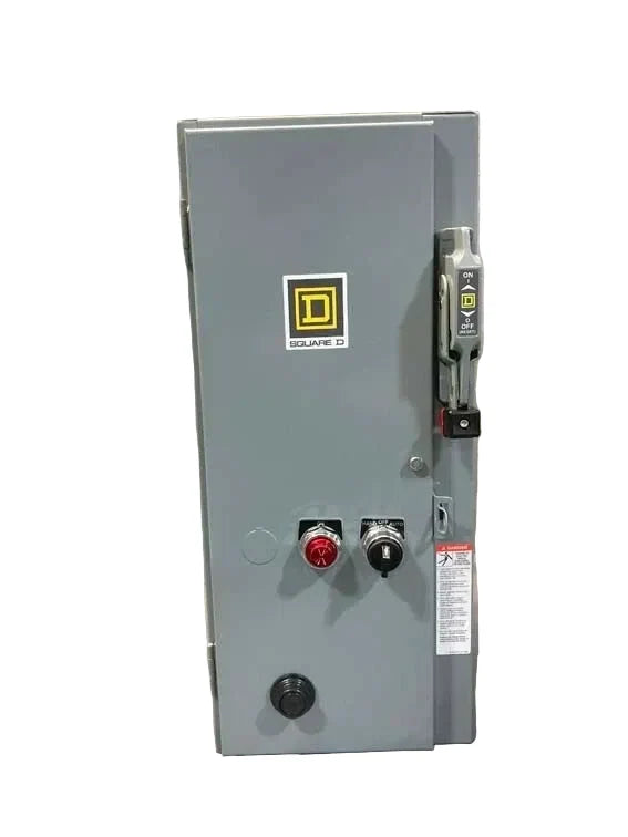 8538SEG13V02S | Square D Type S NEMA Size 3 Nonreversing Fusible Combination Starter, 50 HP