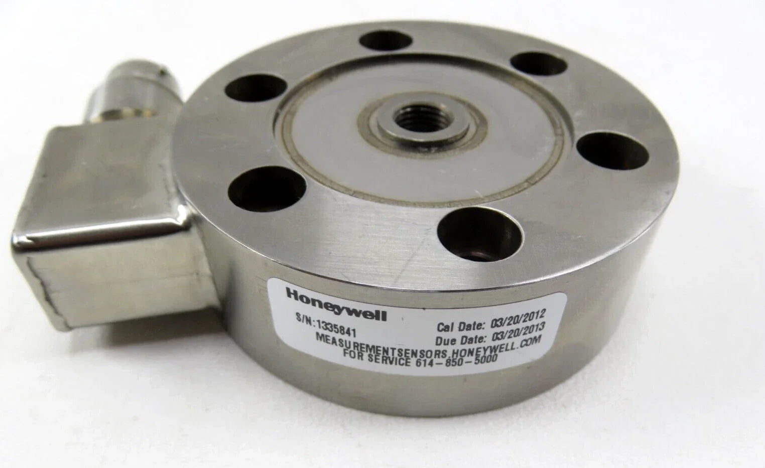 Honeywell 060-0571-07 Pancake Load Cell 500 lbf Tension Force Sensor