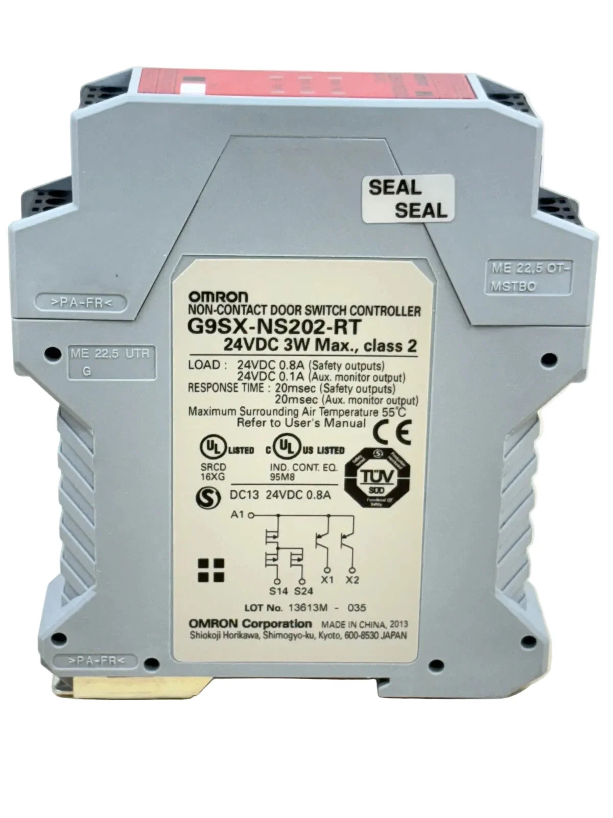 Omron G9SX-NS202-RT DC24 Safety Relay Controller for Machine Safety