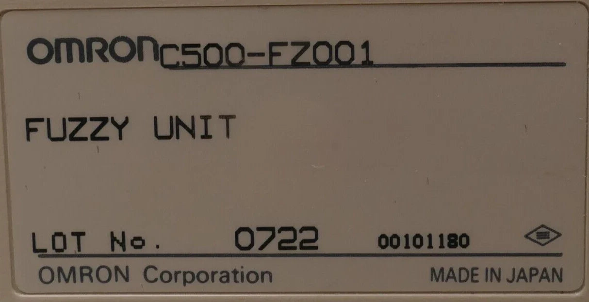 C500-FZ001 | Omron C500 Series PLC Function Expansion Module