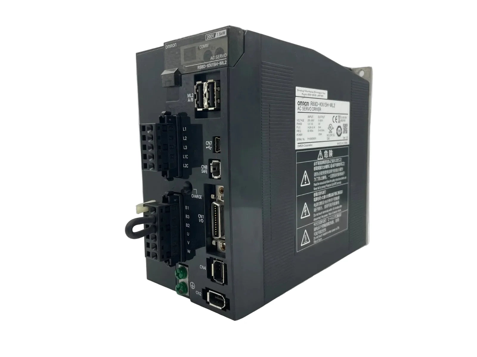R88D-KN15H-ML2 | Omron G5 Series 1.5 kW Mechatrolink-II AC Servo Drive