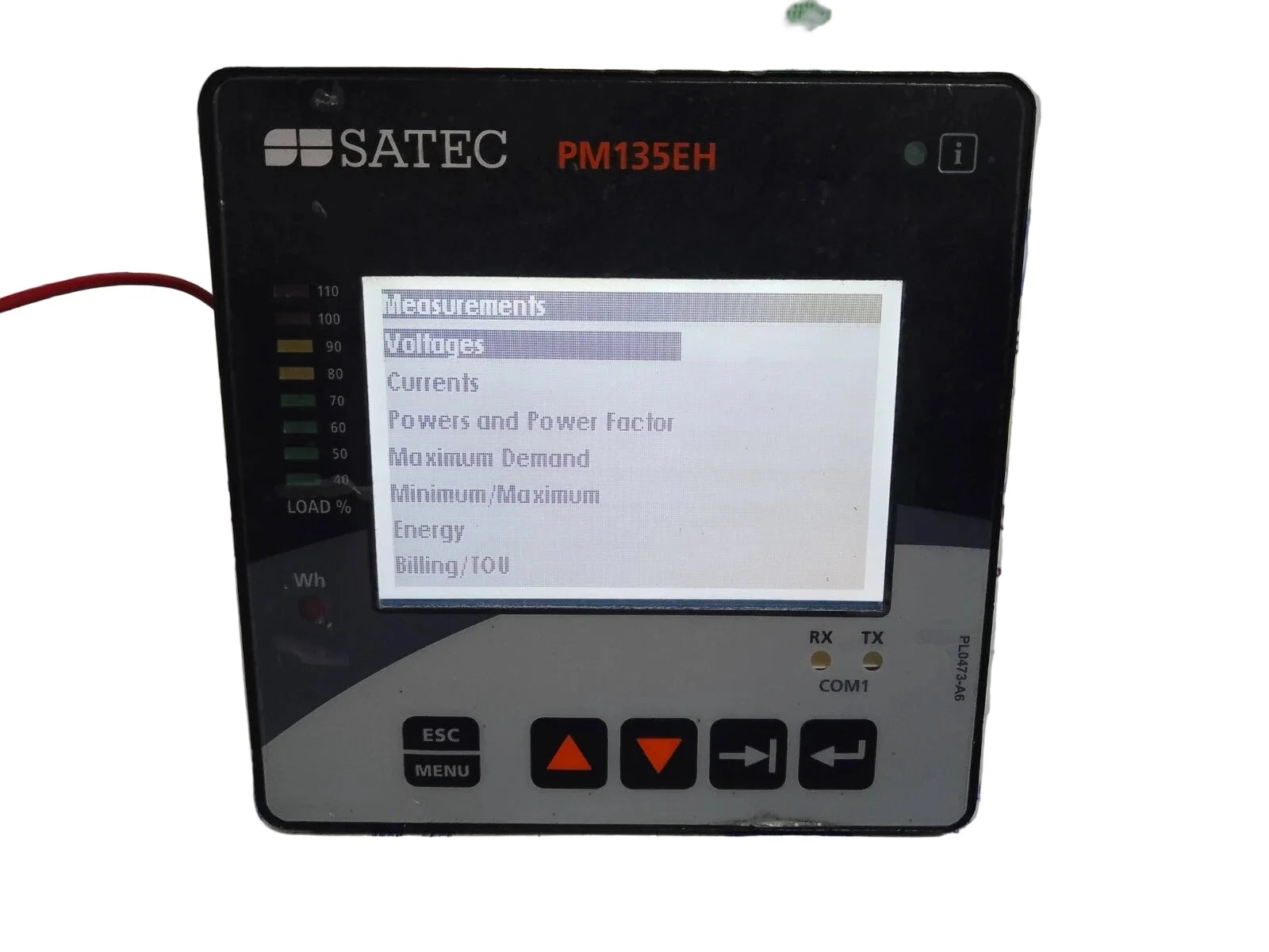 SATEC PM135EH Multi-Functional Power Meter with Harmonic Analysis and LCD Display