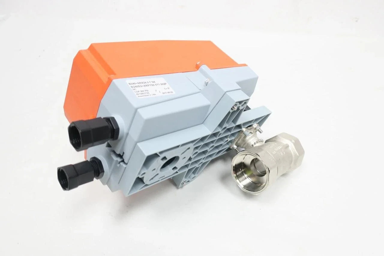 B240+ARX24-3-T N4 | Belimo Two Way Characterized Control Valve 1.5 Inch Cv 37 With NEMA 4X Actuator