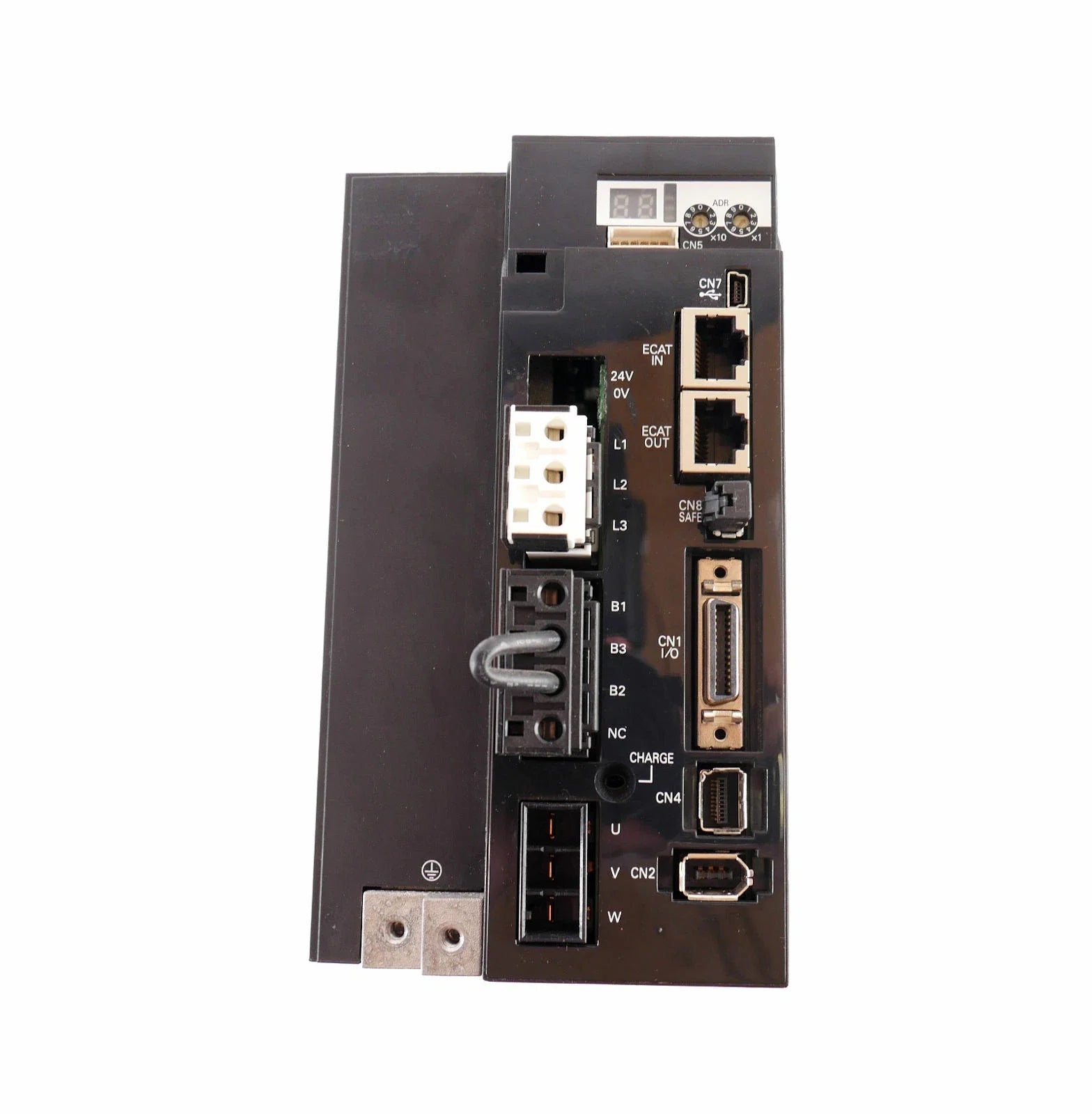 R88D-KN20F-ECT | Omron G5-Series 20 kW EtherCAT AC Servo Drive (400 VAC)