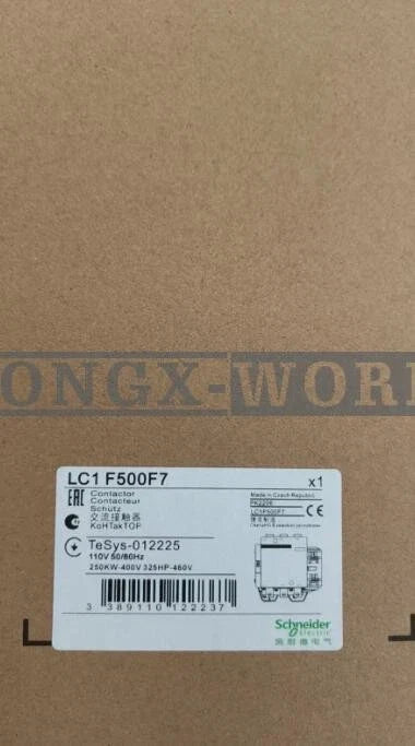 Schneider Electric LC1F500F7 TeSys F Contactor 500A 3 Pole 110V AC Coil