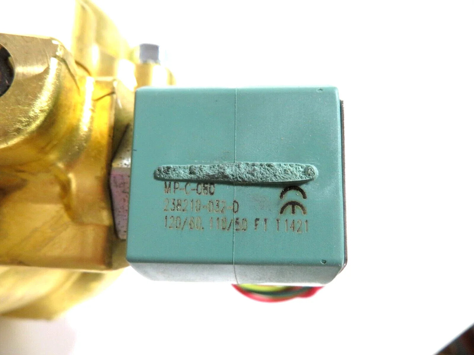 ASCO 8210G100 2-Inch Two-Way Normally Closed Pilot-Operated Brass Solenoid Valve 24 VDC