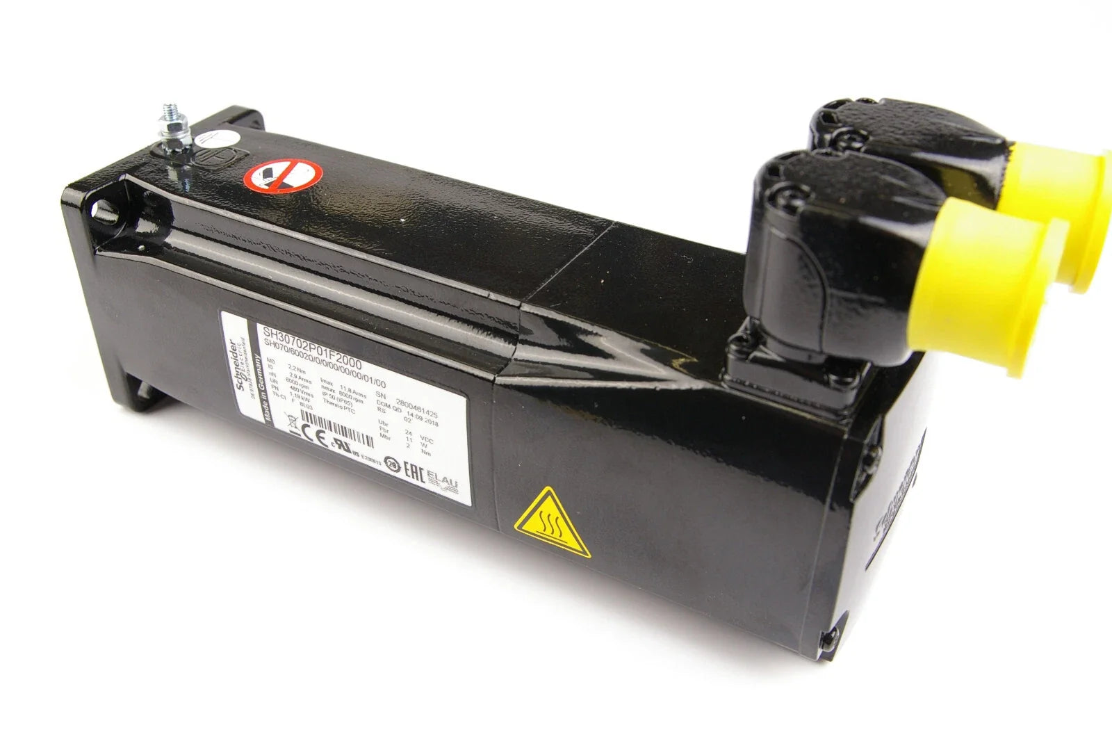 SH30702P01F2000 | Schneider Electric SH3 Servo Motor 70mm Brake SinCos Encoder
