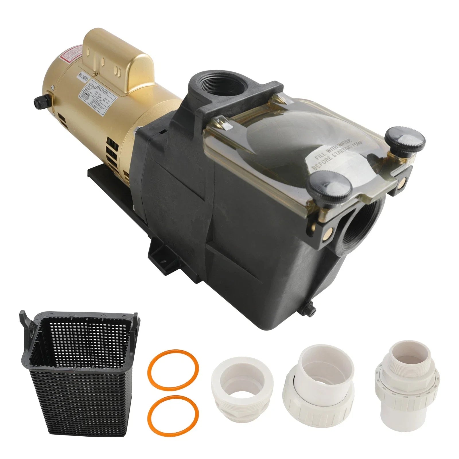 Hayward W3SP2607X10 Super Pump 1 HP Single Speed Pool Pump 230V for In-Ground Pools