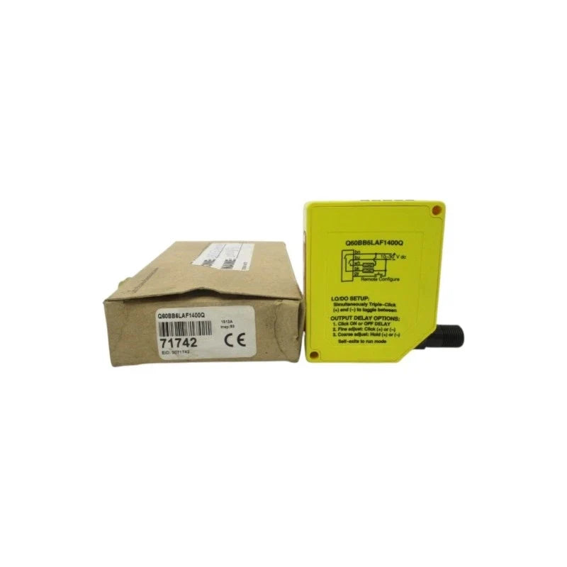 Q60BB6LAF1400Q | Banner Engineering Q60 Laser Photoelectric Sensor, 1.4 m Range