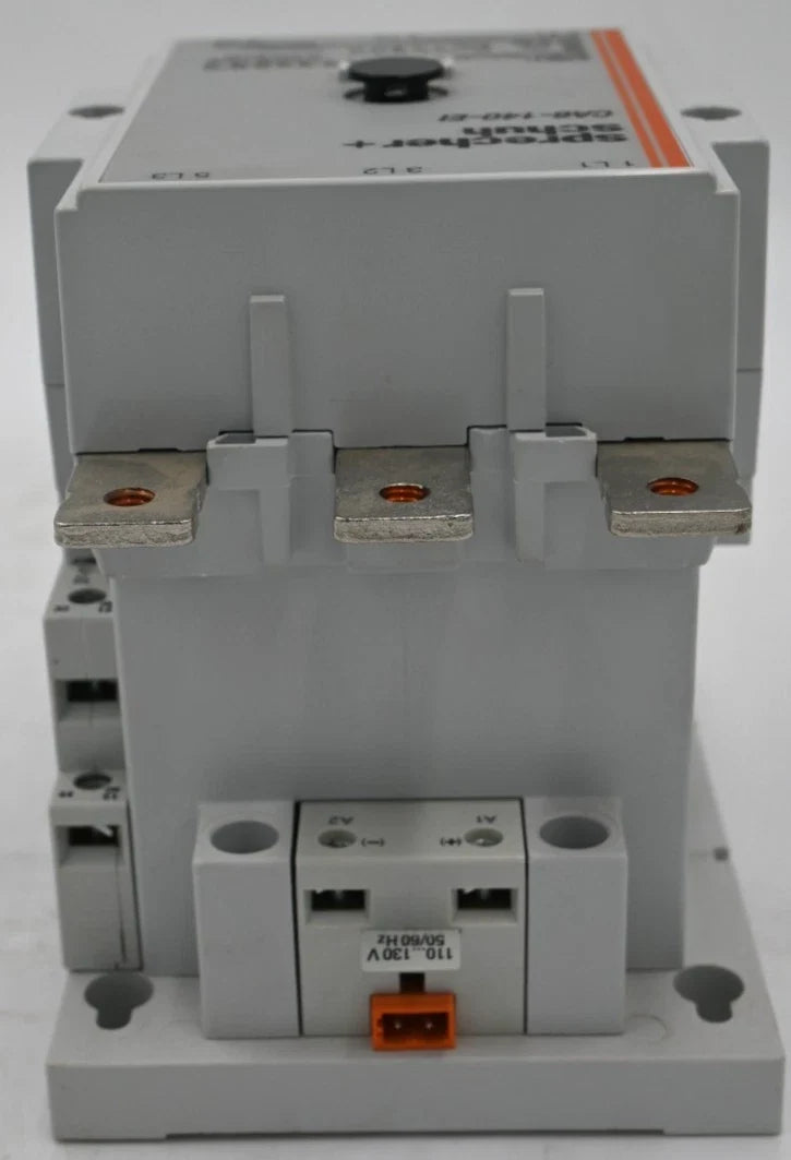 Sprecher + Schuh CA6-140-EI 3-Pole IEC Contactor 140A 110–130VAC Coil Industrial Motor Control