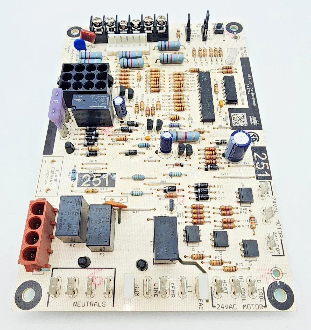 1162-83-2511 | Furnas HVAC Control Circuit Board with Screw Terminals