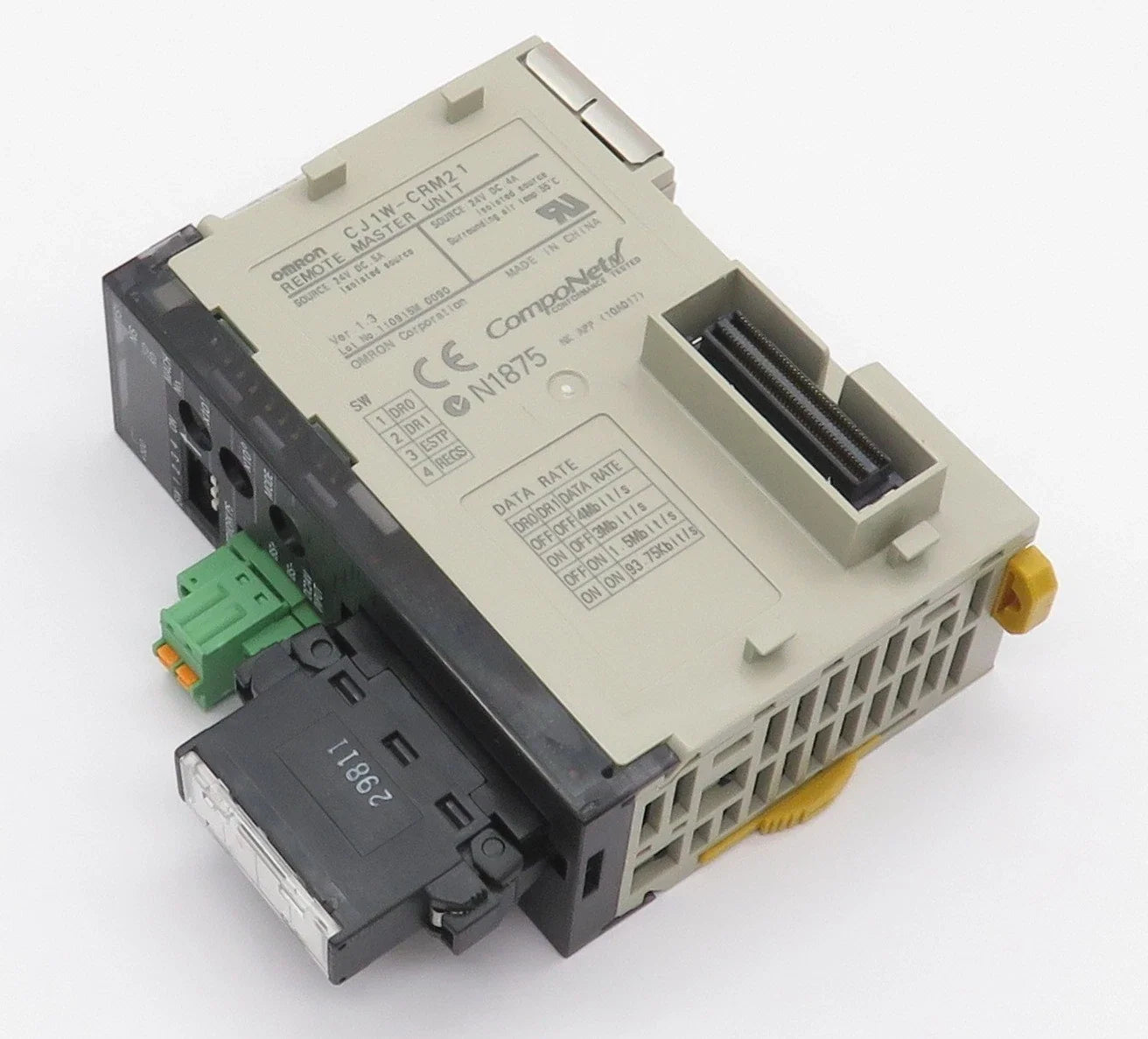 Omron CJ1W-CRM21 CompoNet Master Communication Module PLC 2560 I/O 384 Nodes