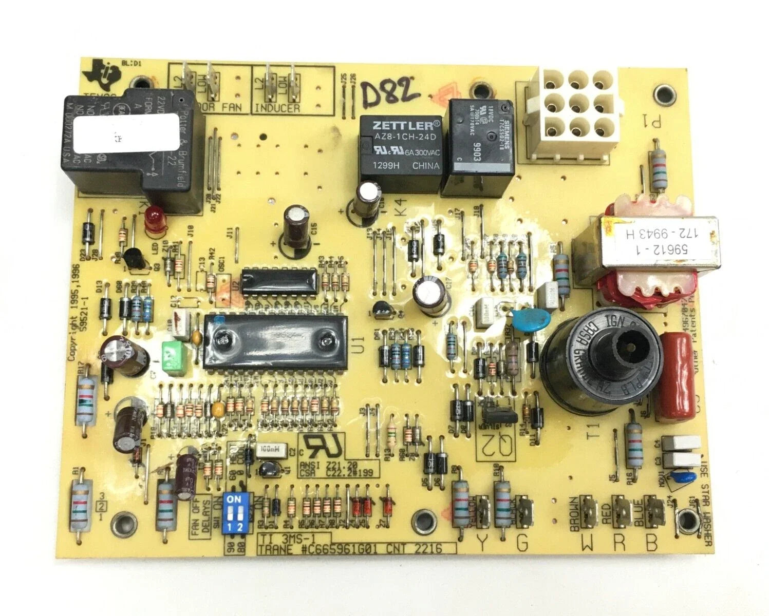 Trane C665961G01 OEM Direct Spark Ignition Module Replacement Kit for Compatible Gas Furnaces