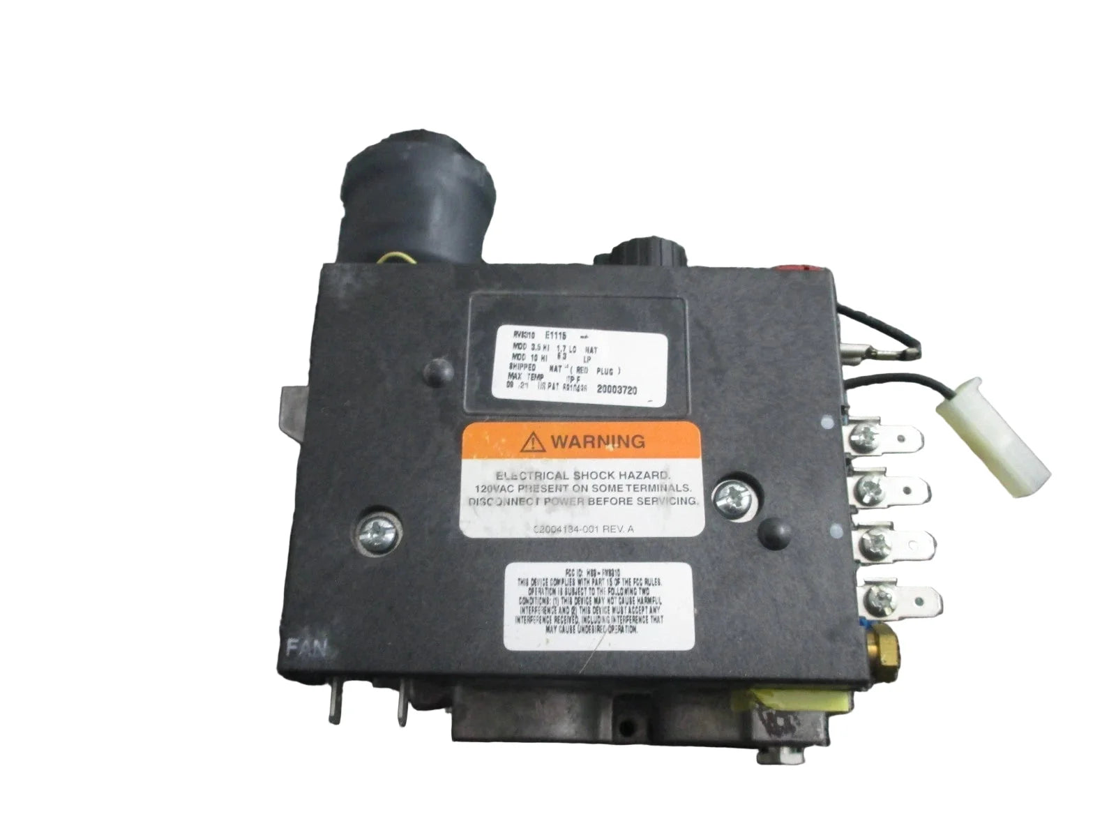 Honeywell RV8310E1115 Millivolt Modulating Gas Valve for NG/LP Systems