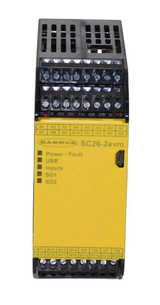SC26-2EVM | Banner Ethernet Safety Controller