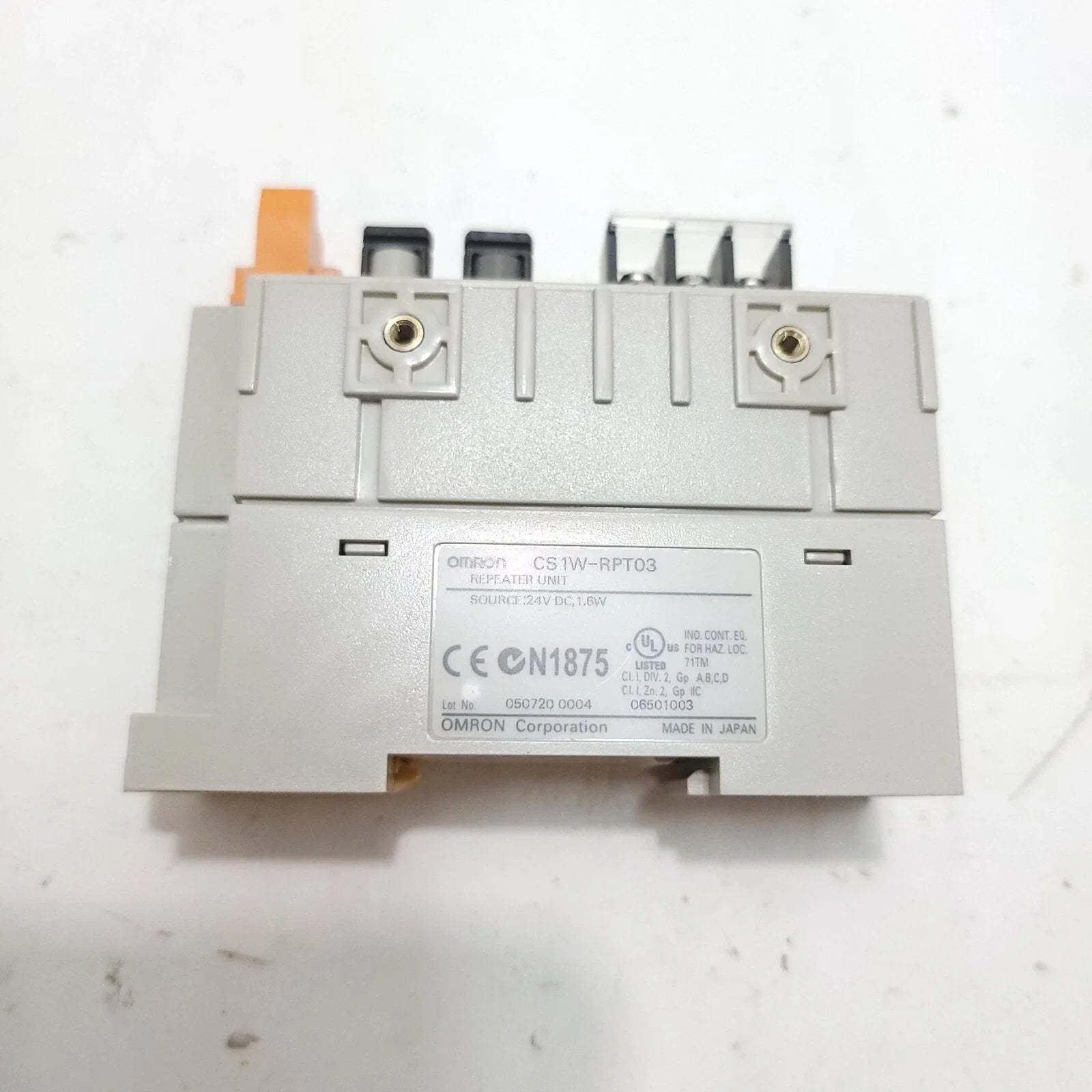 Omron CS1W-RPT03 Repeater Module Fiber Optic PLC Communication Extender