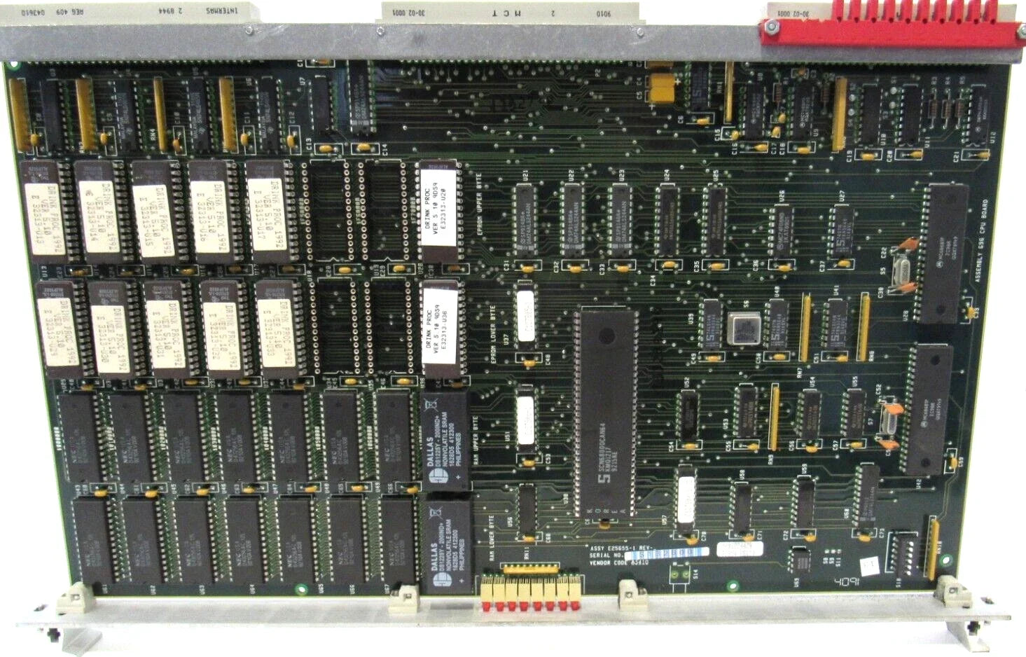 Allen Bradley E25655-1 G96 CPU Board Assembly Mountable PCB Control Board