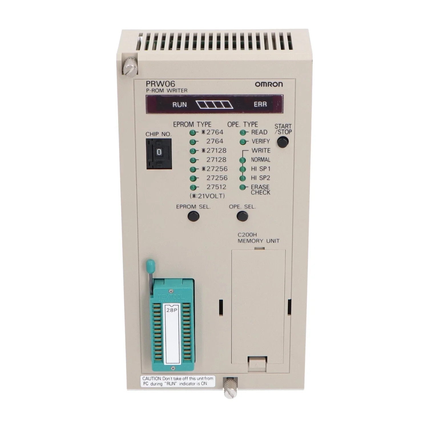 C500-PRW06 | Omron SYSMAC C500 EPROM Writer for PLC Memory Units