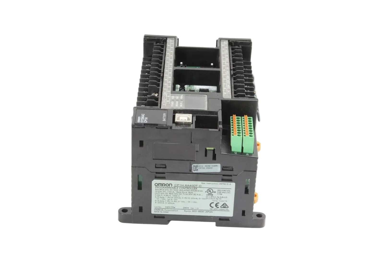 CP1H-XA40DT-D | Omron CP1H Programmable Controller, 24 VDC, 24 Inputs / 16 Outputs