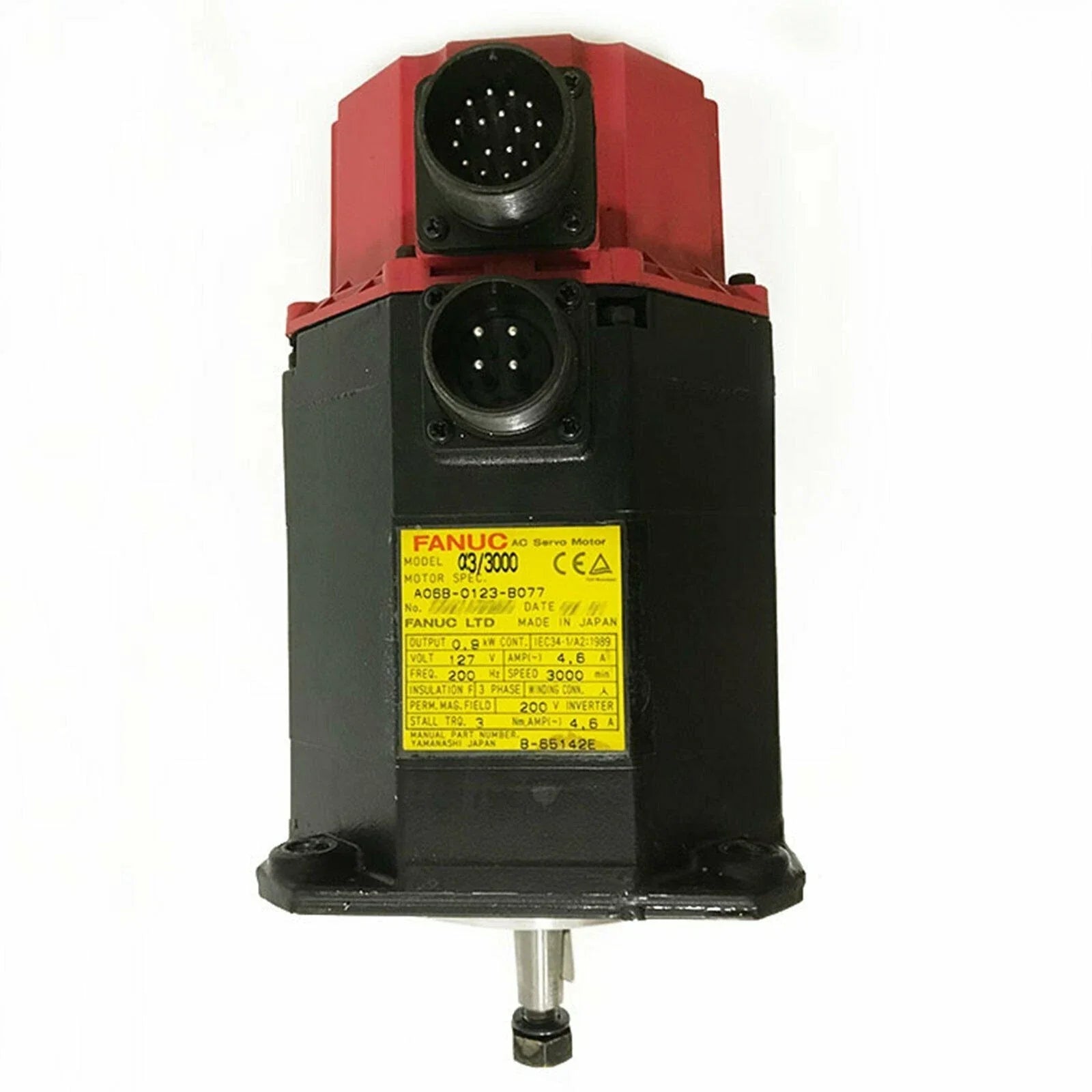 A06B-0123-B077 | Fanuc A3/3000 AC Servo Motor with I64 Encoder