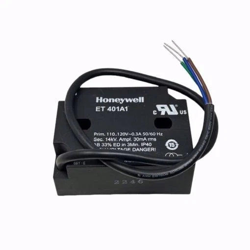 ET401A1 | Honeywell 14 kV Gas Ignition Transformer 110–120 VAC 50/60 Hz UL Certified