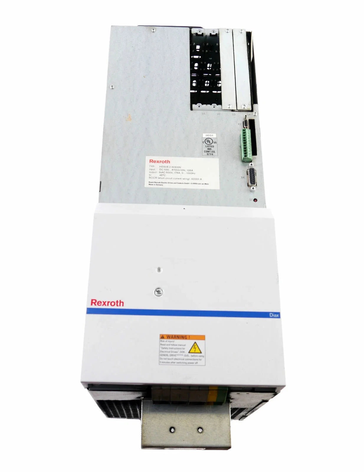 HDS05.2-W300N-HS12-01-FW | Bosch Rexroth DIAX04 HDS 300 A Servo Drive Controller