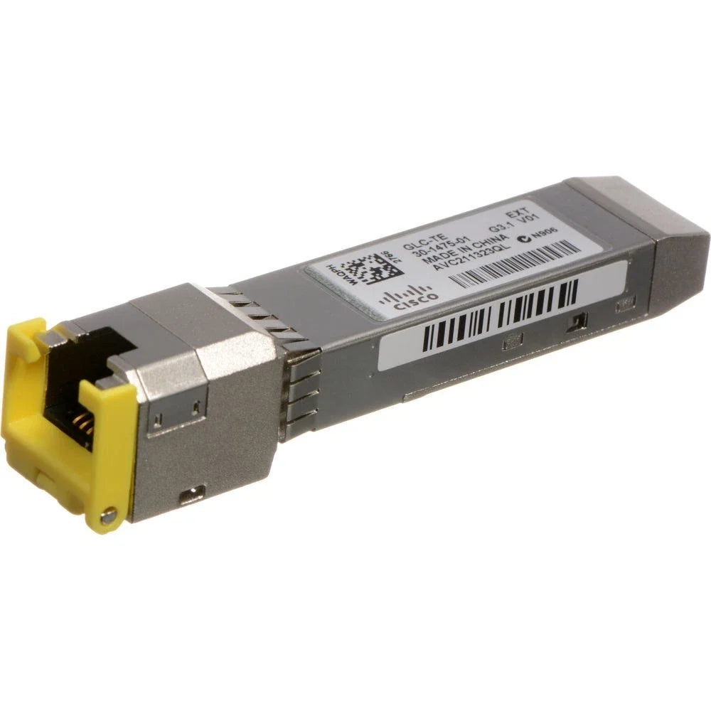 Cisco GLC-T 1000BASE-T Copper SFP Transceiver for Gigabit Ethernet Cat5 and Cat6 Networks