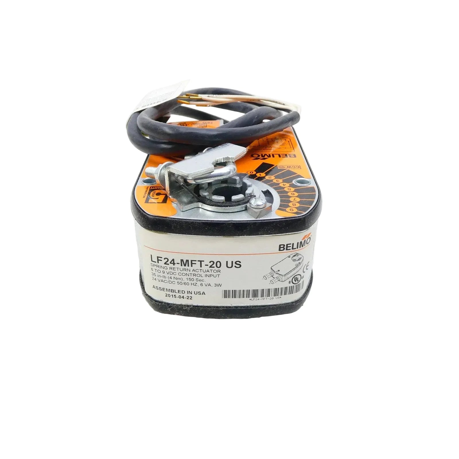 LF24-MFT-20 US | Belimo Programmable Spring Return Damper Actuator 35 In Lb 24V